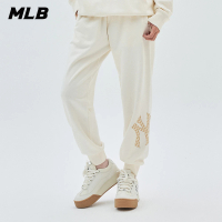 【MLB】運動褲 休閒長褲 CUBE MONOGRAM系列 紐約洋基隊(3APTM0834-50CRS)