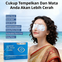 2PCS Effective Eye Patch Titik Akupresur - Kompres Mata Terapi Herbal - Redakan Lelah, Mata Panda & 