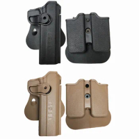 Airsoft RH IMI Colt 1911 Gun Holster Military Hunting Holster Pouch Case Roto Pistol Holster