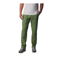 【Columbia 哥倫比亞 官方旗艦】男款-Landroamer™工裝口袋長褲-綠色(UAM88600GR/IS)