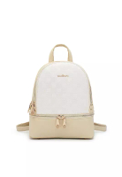 Sara Smith Women's Monogram Backpack (Tas Ransel Wanita & Tas Punggung Wanita) - Putih