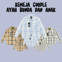 Baju Adik Kakak Couple Family Set Outfit Ayah Ibu Bunda Dan Anak Kemeja Setelan Seragam Sarimbit Kel