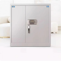 全鋼指紋密碼辦公文件櫃契约夾萬（90CM高（尺寸90*90*40）（電子密碼）） 