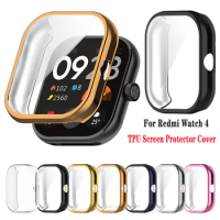 Case For Redmi Watch 4 Screen Protector Smart Watch Silicone Bumper Accessories For Redmi watch 3 active TPU Protector Frame