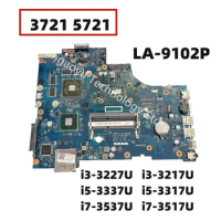Original LA-9102P CN-0V98DM For Dell Inspiron 17R-5721 3721 5721 Laptop Motherboard I7-3537U HD 8700M 100% Test Perfect