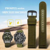 21mm 22mm Nylon Watchband For Seiko PROSPEX Watch Band Outdoor Sports Waterproof SRPC31J1 Male Series SSC295J1 Canvas Bracelet