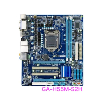 Suitable For Gigabyte GA-H55M-S2H Desktop Motherboard H55 LGA 1156 DDR3 Mainboard 100% Tested OK Fully Work