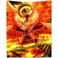 Monster Fire Red Lava By Ho Me Lili Tapestry For Bedroom Living Room Party Decor