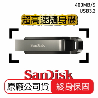 【超取免運】【公司貨】SanDisk Extreme Go 超高速隨身碟 USB 400MB/s CZ810 USB3.2 隨身碟 終身保固