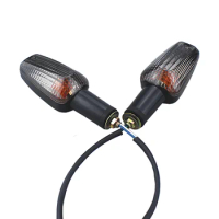 Pair Motorcycle Black Front Rear Turn Signal Light indicator Lamp For Honda CB400 CB1300 VTR250 HORNET 250 600 VTEC