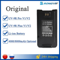 Baofeng UV-9R Pro Battery 8000mah/4800mAh Enlarged Thicker Original Li-ion Battery Charging Jack For UV-9R Pro UV-9R Plus Series