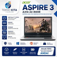 LAPTOP GAMING TERBARU DAN PASTI TERMURAH !!!! ACER ASPIRE 3 A314-22-R0HR AMD RYZEN 5 RAM 20GB / 512G