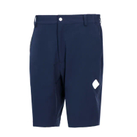 【Munsingwear】企鵝牌 男款深藍色高週波標素面防潑水短褲 MGRL8502
