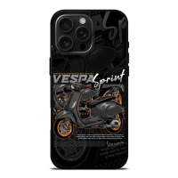Hybrid Case Casing Custom iPhone 17 16 16e 15 14 13 12 11 Pro Max Plus Air Mini XR Vespa ST0123