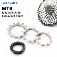 SUNSHINE MTB Bicycle Flywheel Cog 8 9 10 11 12 Speed 11T 12T 13T Cassette Parts Compatible For SHIMANO SRAM freewheel Teeth