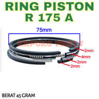 R175A RING PISTON 75MM UNTUK MESIN DIESEL DONGFENG 7.5 PK
