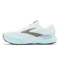 Brooks 慢跑鞋 Adrenaline GTS 24 女鞋 白 藍 腎上腺素 緩衝 回彈 運動鞋 1204261B108