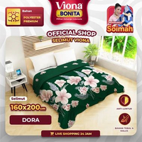 SKY - VIONA BY BONITA – Selimut Premium 160x200cm | Selimut Tebal Lembut + FREE TAS Dora