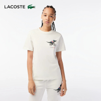 【LACOSTE】母親節首選女裝-Lacoste x Netflix 性愛自修室鱷魚T恤(白色)