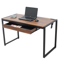 ALTO 128公分工業風 電腦桌 書桌 辦公桌 附電源插座