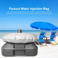 Sunshade Umbrella Water Injection Bag Base Filled Holder Parasol Cross Tripod windproof flagpole seat weighted base water bag