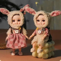 1/12Bjd Molly Body Accessories Obitsu 11 Ob11 Doll Clothes 16~17cm Dolls Dresses Animal Doll Suit Beautiful Doll Outfit