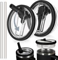 2 Pcs Fit Stanley Lid Replacement 40 Oz For Stanley Lid No Spill 40 Oz Tumbler Lid Replacement Leak