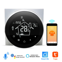 Tuya WiFi Thermostat Smart Thermostat WiFi Underfloor Heating Temperature Controller work with Google Home Alexa