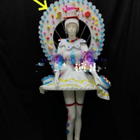 Cake girl amusement park parade costume Happy Valley float parade costume