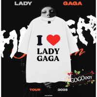 ใหม่ เสื้อยืด Lady Gaga 2025 Singapore Concert T-shirt  ผ้าCotton 100% เสื้อยืด เบียร์ ช้าง ใส่ได้ ท