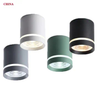 Dimmable Cylinder LED Downlights 10W 12W 15W COB LED Ceiling Spot Lights AC85~265V LED Background Lamps simpl dimmer