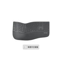 【ViewSonic 優派】KW980 人體工學藍牙無線薄膜鍵盤(自然姿勢 舒適輕鬆)