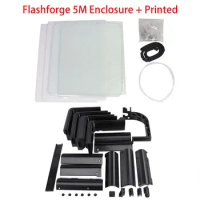Flashforge Adventurer 5M AD5M 3D Printer AD5M DIY Enclosure Panel Kit Clear Transparent Polycarbonate PC Sheet 3mm Top Grass