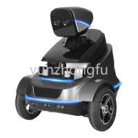 Patrol robot S2 intelligent security security inspection automatic patrol HD monitoring face smoke fire, etc.