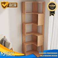 NEW PRODUK Rak Buku sudut Ruangan / Rak Sudut Serbaguna / Rak Susun Serbaguna / Rak Buku Susun