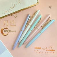 Pentel ENERGEL Gel Pen Limited Metal Penholder BLN2005 0.5mm Black Ink Pen Students Business Office Supplies Luxury Pen