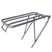 For Brompton Folding Bike Standard Rack for 3Sixty Brompton Standard Rear Rack Bicycle Shelf Accessories,Silver