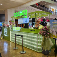 Booth Interior Produk Minuman dan Makanan Event (Custom)