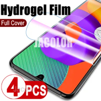 4PCS Screen Gel Protector For Samsung Galaxy M32 M31 M22 M21 A32 5G Hydrogel Safety Front Film Samsun M 32 22 31 21 Not Glass