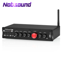 Nobsound M5.1 Digital Bluetooth Receiver 5.1 Channel Coaxial/Optical Home Theater Power Amp U-disk Subwoofer Amplifier