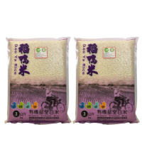 【稻鴨米】上誼稻鴨米有機益全白米3公斤x2包