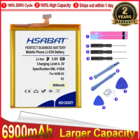 HSABAT 0 Cycle 6900mAh Battery for AGM X2 X2 SE High Quality Replacement Accumulator