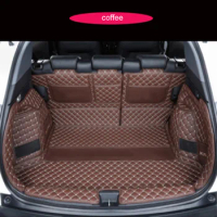 Custom High-quality leather Full-enclosed 3D car trunk mat modified boot mat for Honda VEZEL 2017 2018 2019 2020