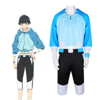 2022 Movie Bubble Cosplay Hibiki Costume Men Bubble Coat Pants Outfits with Hand Guards Full Set