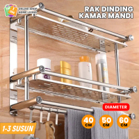 Rak Kamar Mandi Dinding Stenlies Steel Rak Sabun Kamar Mandi