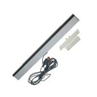 Wired Infrared Ray Sensor Bar Compatible Nintendo Wii IR Signal Receiver Wave Sensor Bar Wireless Remote Controller Game Console