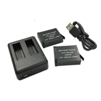 3.8V IS360XB ONE X Replacement Battery and Dual Slot Charger for Insta360 ONE X1 Action Camera