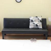【RICHOME】利茲工業風皮面沙發床/雙人沙發/皮沙發(可躺可坐可臥多功能)