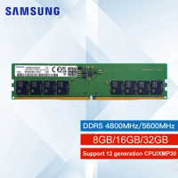 Samsung DDR5 RAM 8GB 16GB 32GB 4800MHz 5600MHz Desktop Memory Stick Original Memory UDIMM 288pin for Computer