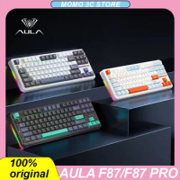 AULA F87 Pro Mechanical Keyboard 2.4g Wireless/Bluetooth 87 Keyss Wireless Bluetooth Three Mode RGB Hot Plug Game Keyboard